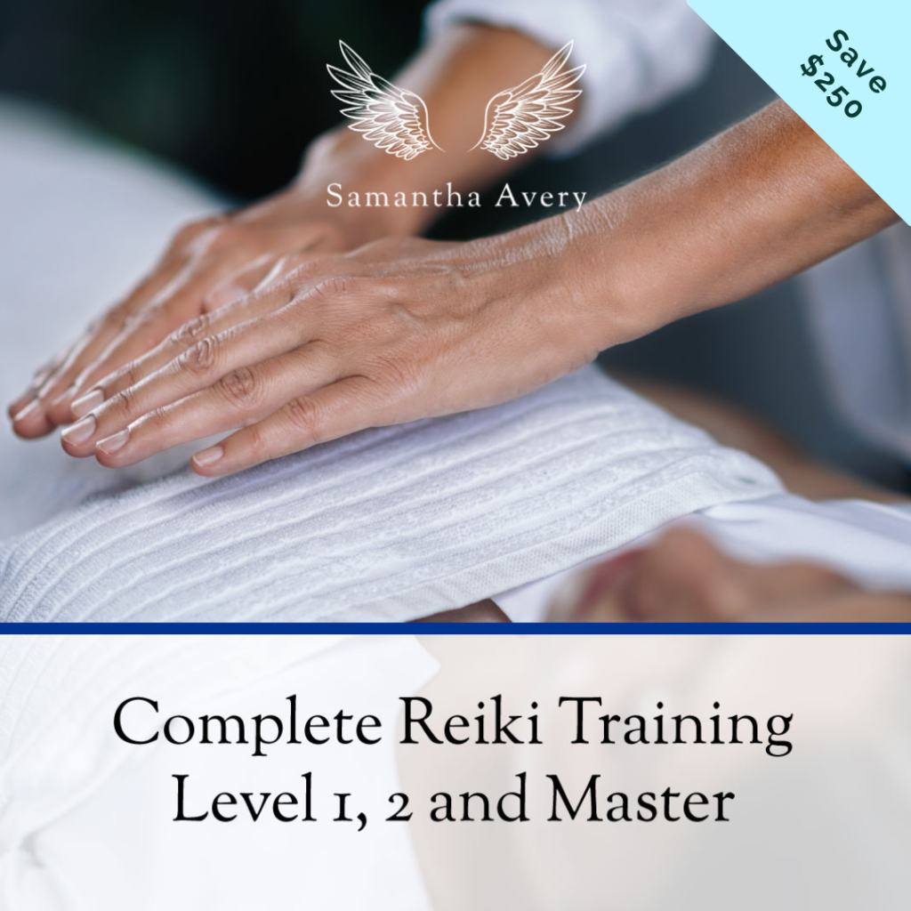 Reiki healing hands on chest