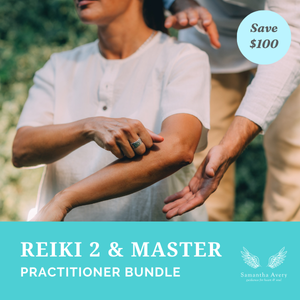 Reiki Level 2 and Master Practitioner training bundle