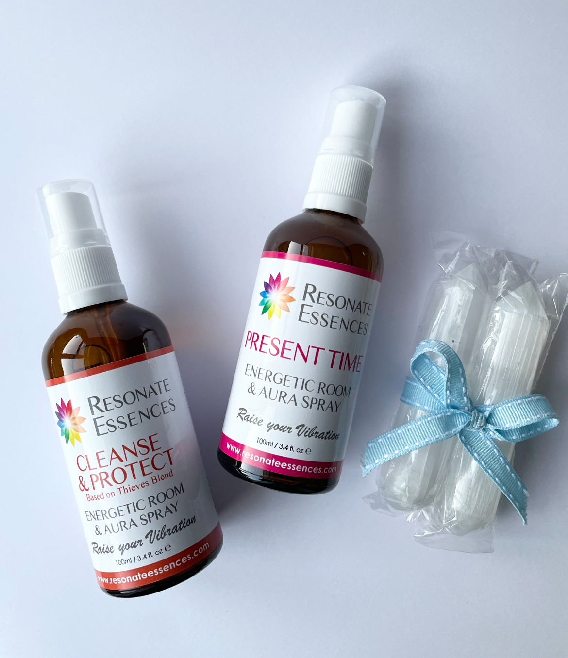 Cleanse Protect Realign Gift Set - energy healing sprays for protection and balance.